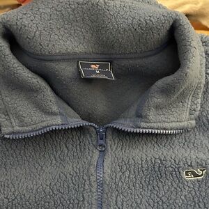 Vineyard Vines Blue Fleece Pullover